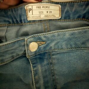 Free People Light Blue bell bottom flare Denim Pants